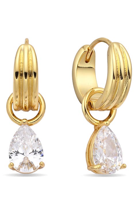 Aureline 18k Gold Plated Drop Earrings
