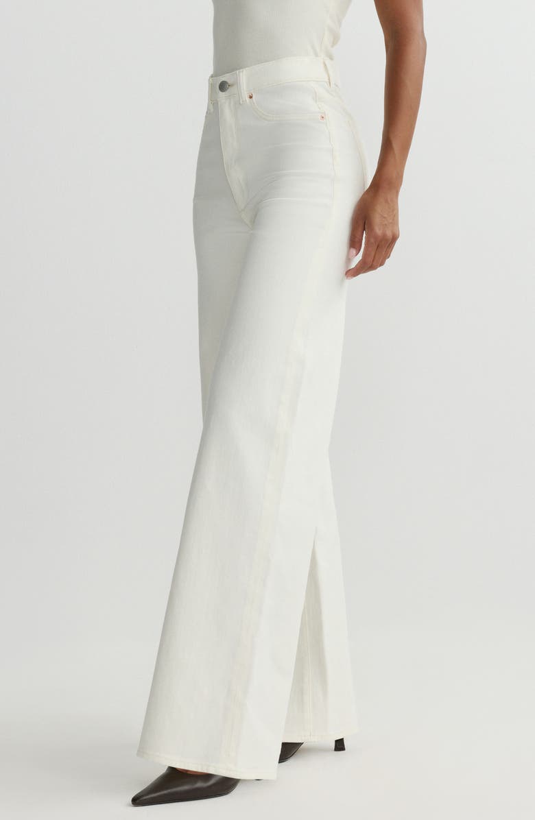 DL1961 Hepburn High Waist Ankle Wide Leg Jeans, Alternate, color, Eggshell