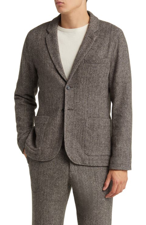 Thomas Wool Blend Tweed Sport Coat