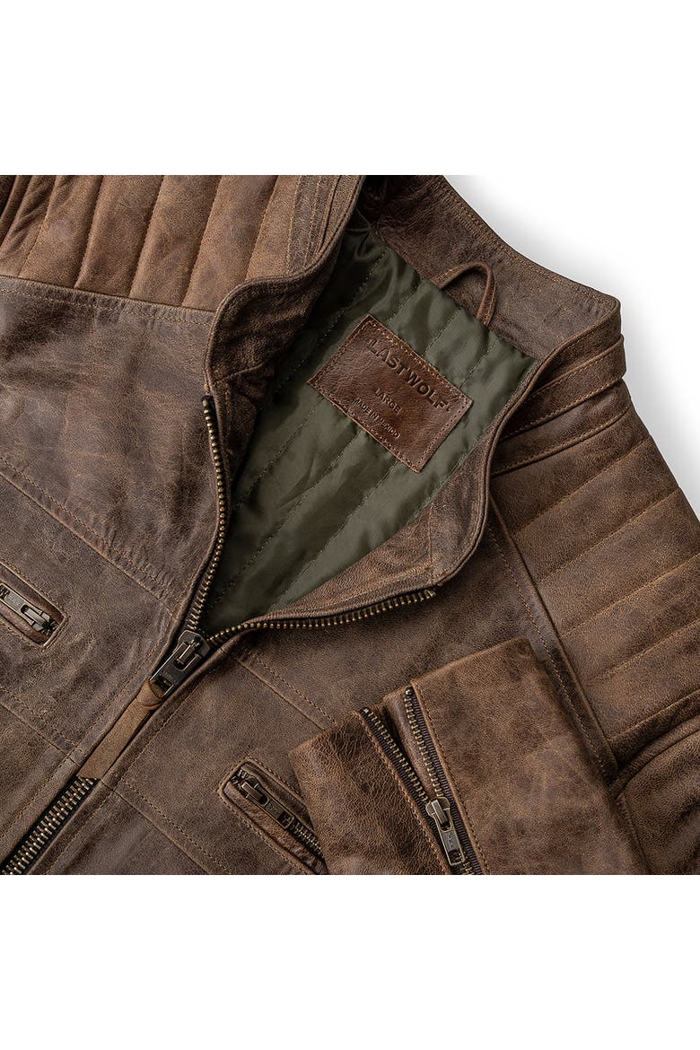 Death Valley Racer Jacket, Alternate, color, Brown