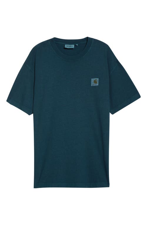 Carhartt Work In Progress Vista Loose Fit Logo T-shirt In Blue