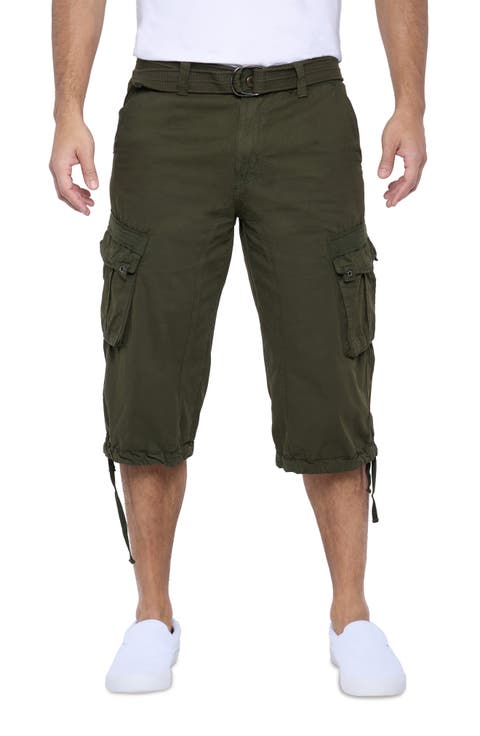 Belted Cargo Shorts
