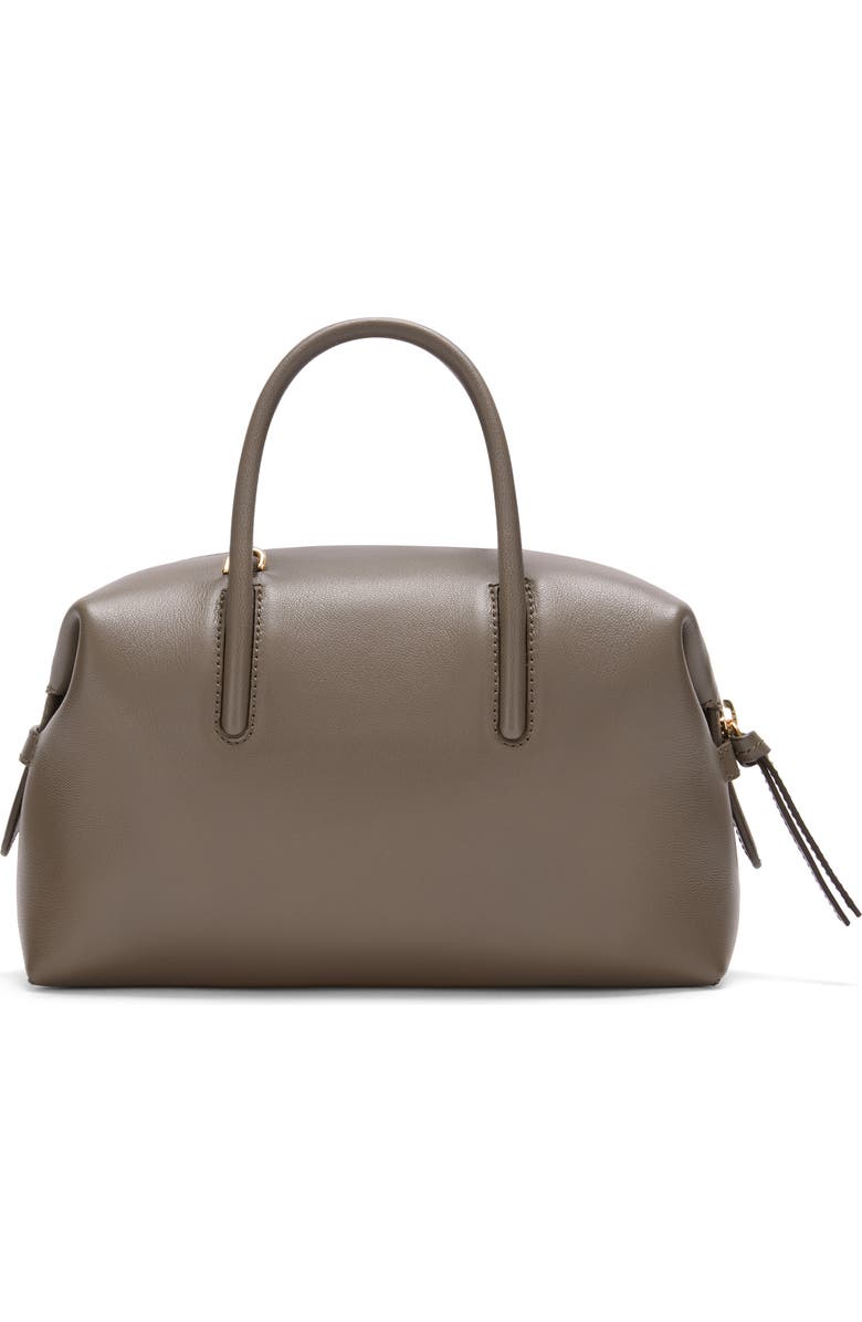 DeMellier The Small Stockholm Leather Top Handle Bag, Alternate, color, Dark Taupe