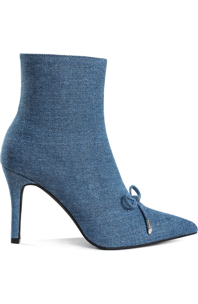 Rag & Co Milda Denim Pointed Toe Bootie, Alternate, color,