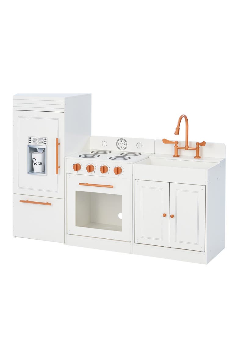 Little Chef Paris Classic Kitchen Playset, Main, color, WHITE / ROSE GOLD