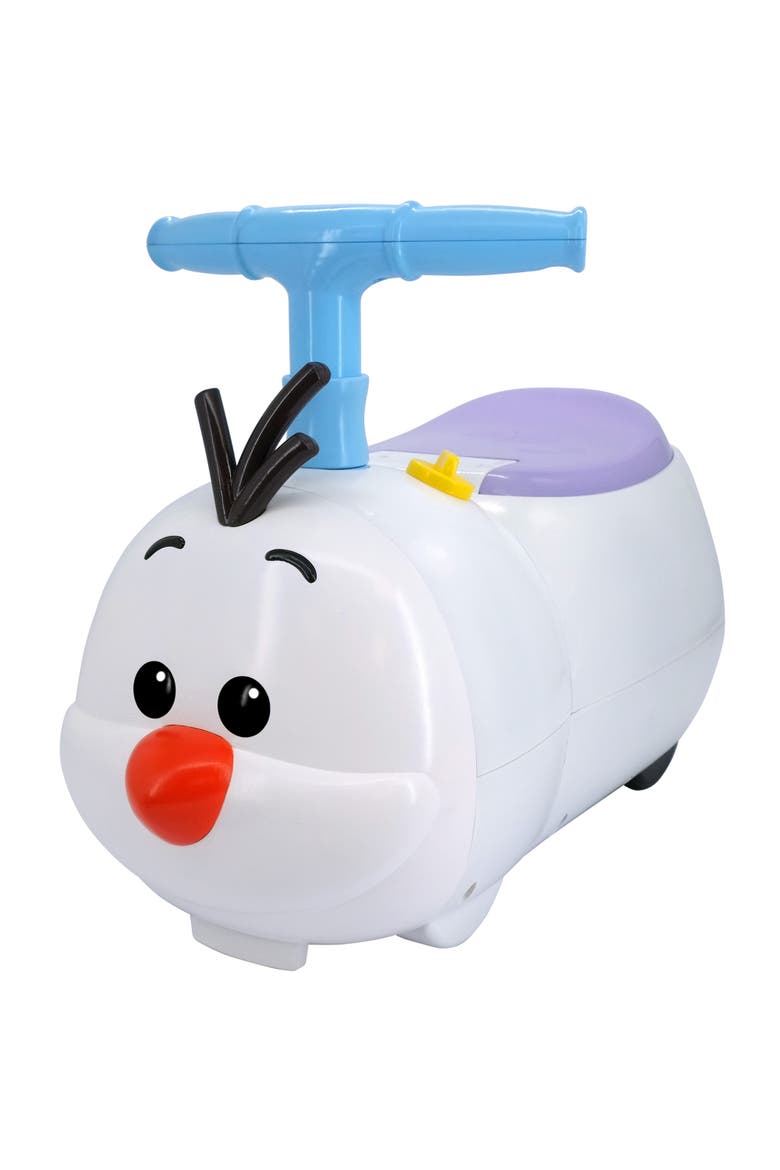 Lights & Sounds Zoom Ride-On Olaf Disney Frozen Vehicle, Main, color, White