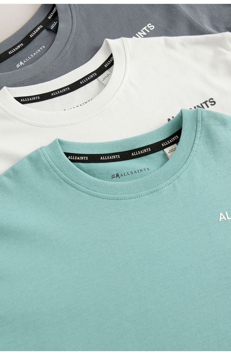 smALLSAINTS by ALLSAINTS Kids' Assorted 3-Pack Logo T-Shirts, Alternate, color, 