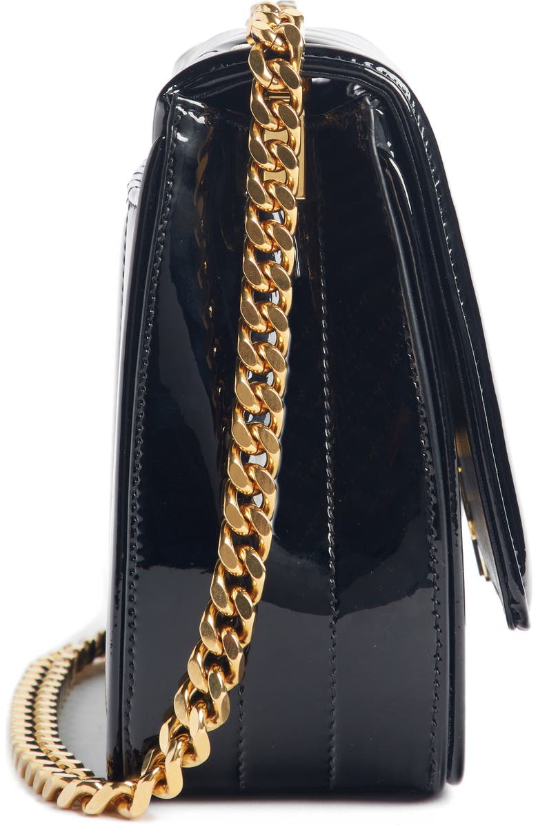 Saint Laurent Small Vicky Patent Leather Crossbody Bag, Alternate, color,