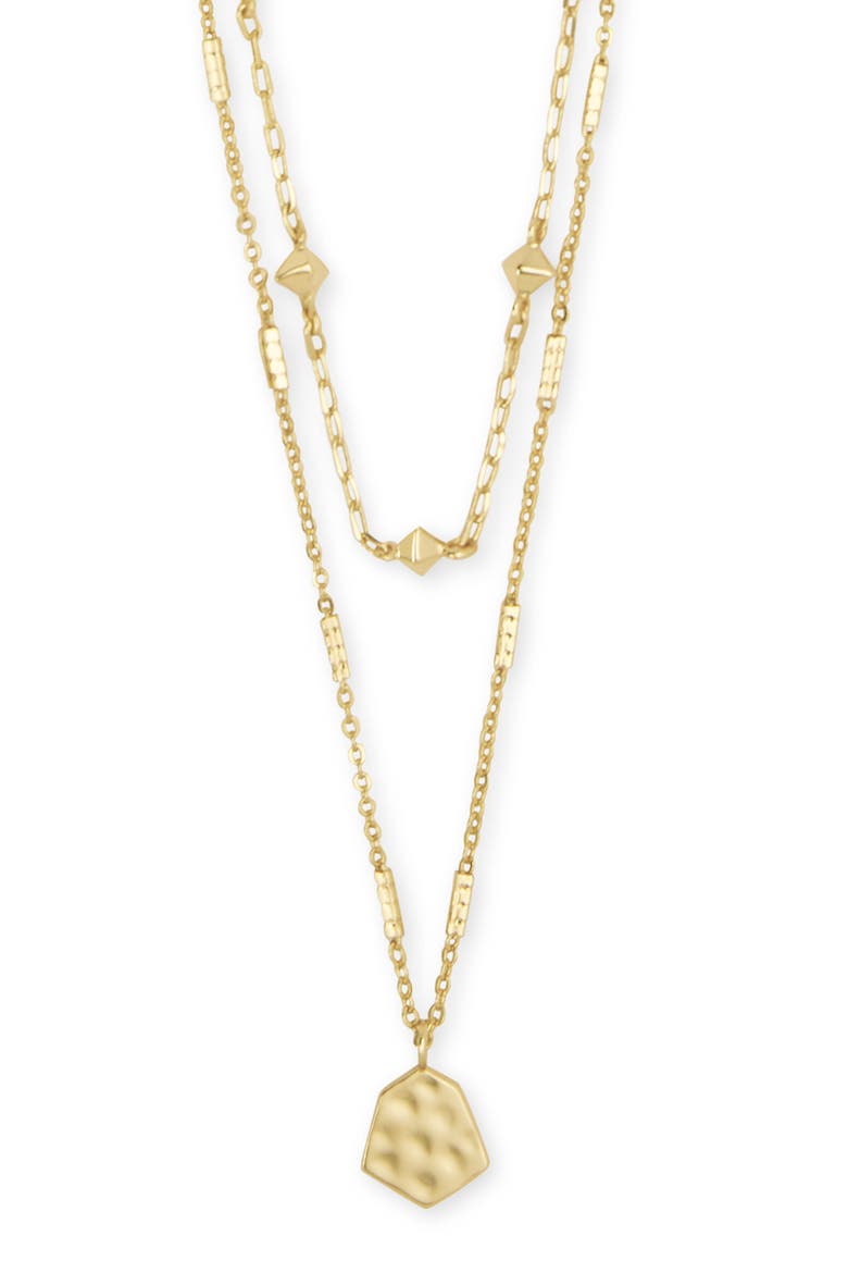 Clove Multistrand Necklace, Alternate, color, GOLD