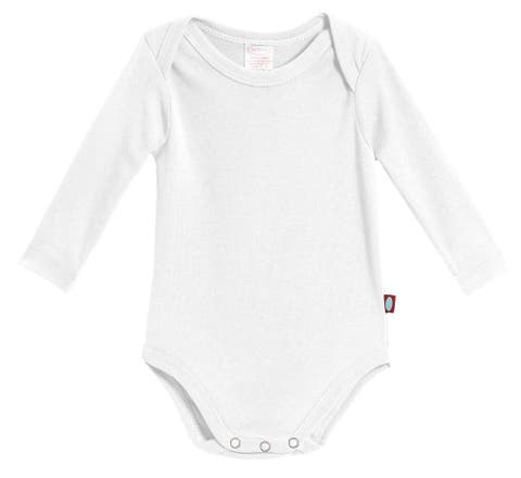 Baby Unisex Super-Soft Organic 100% Cotton Long Sleeve Bodysuit