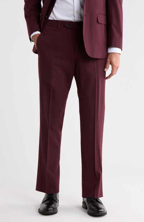 Classic Fit Water Repellent Wool Blend Trousers