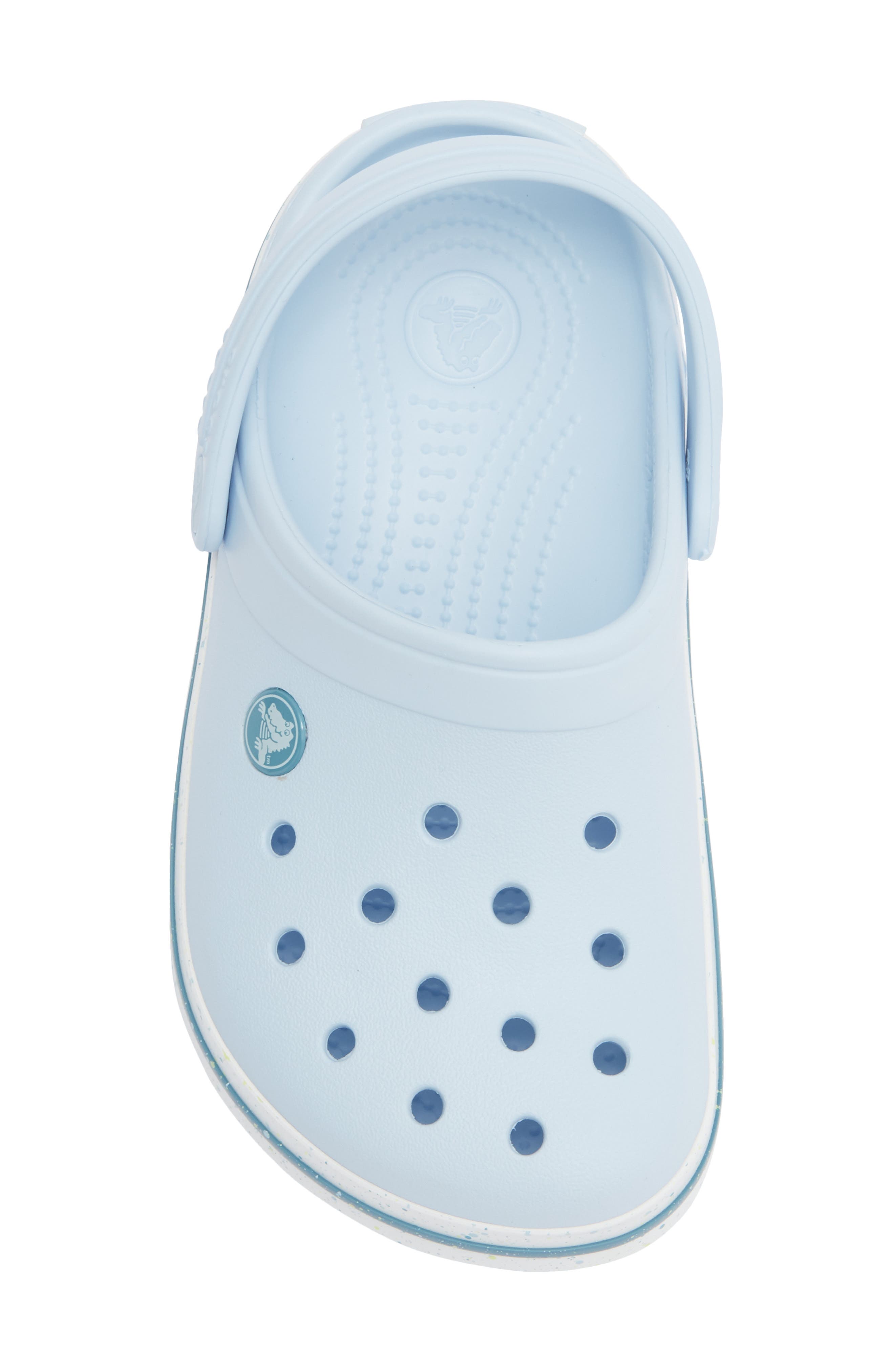CROCS Kids' Crocband Speckled Band Clogds, Alternate, color, Blue Frost