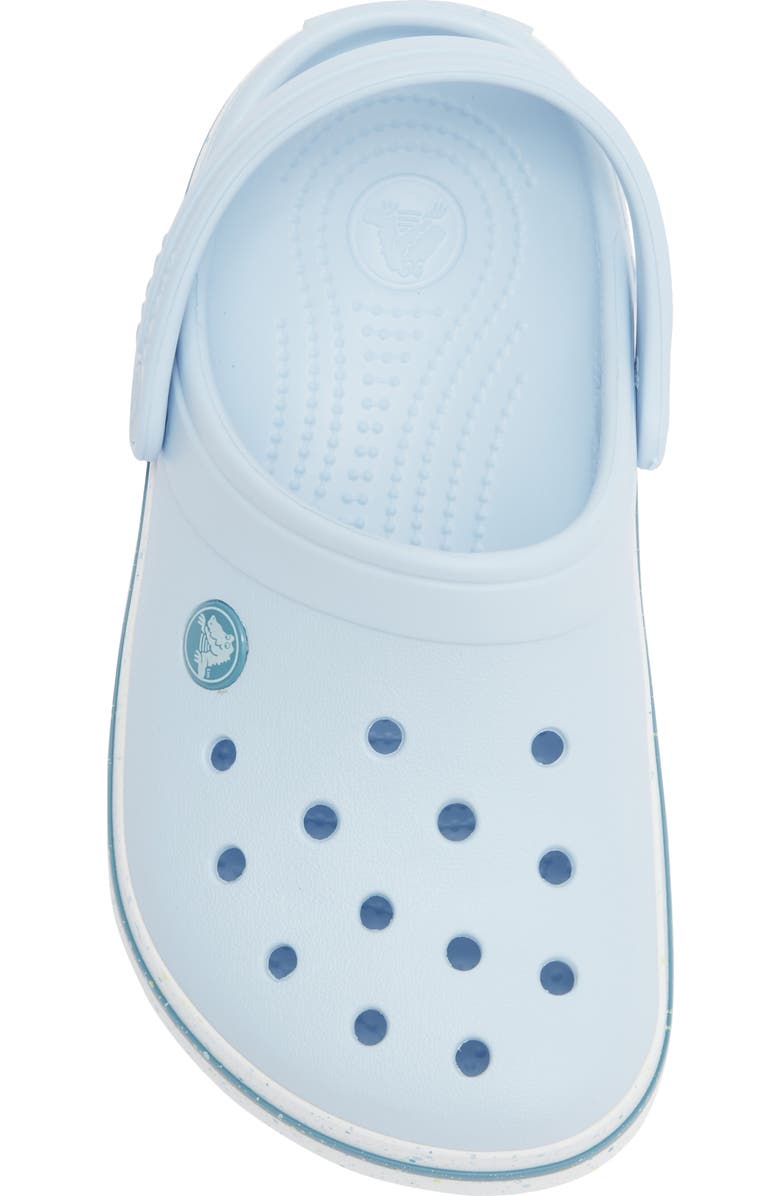 CROCS Kids' Crocband Speckled Band Clogds, Alternate, color, Blue Frost