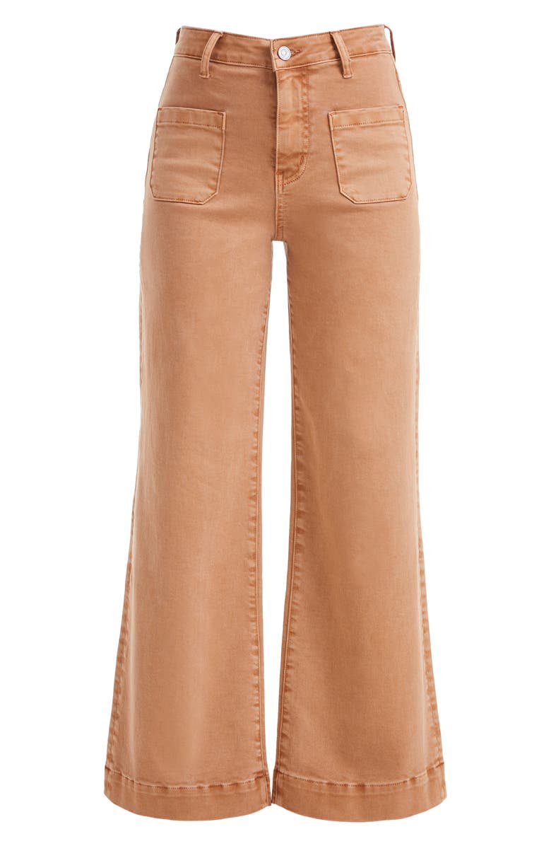 Bayeas Luna High Waist Wide Leg Jeans, Alternate, color, Macchiato