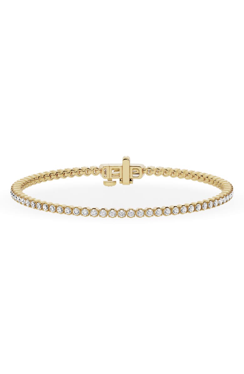 Jennifer Fisher 18K Gold Round Lab Created Diamond Tennis Bracelet - 1.48 ctw, Main, color, 