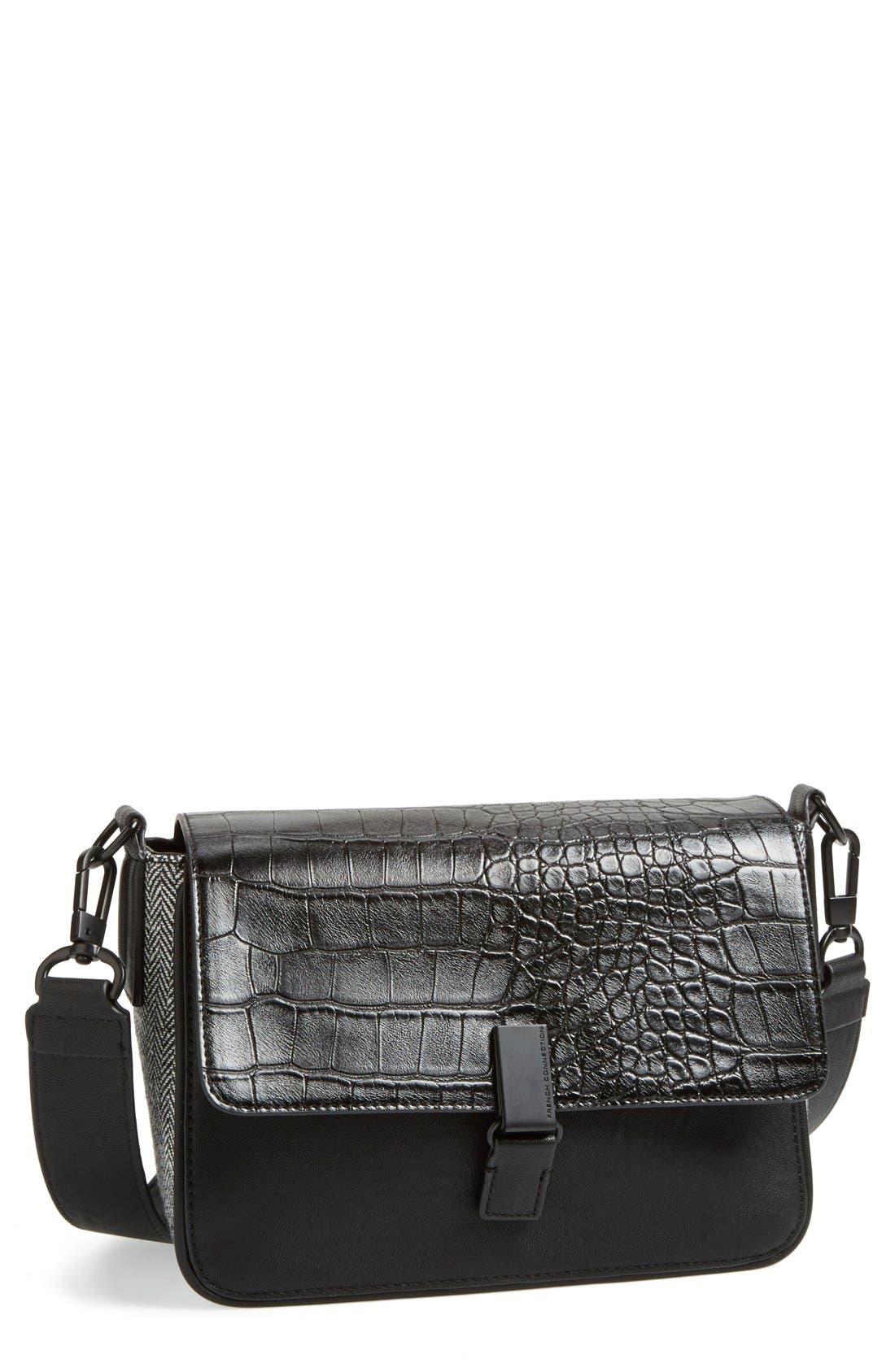 French Connection 'She's a Lady' Shoulder Bag, Main, color, 