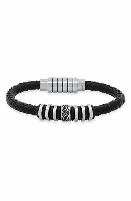 Men's Braided Leather Bracelet
