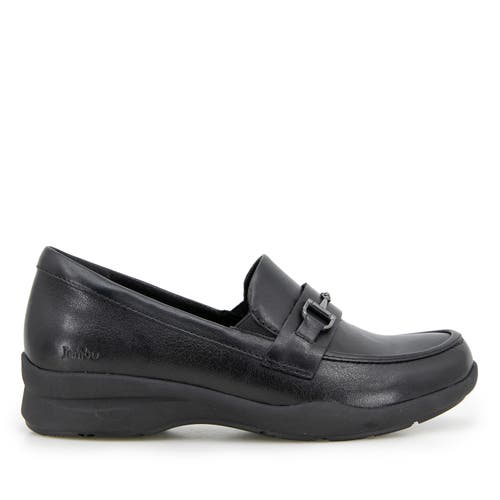 Jambu Women's Tabitha Slip On Flats In Black Leather