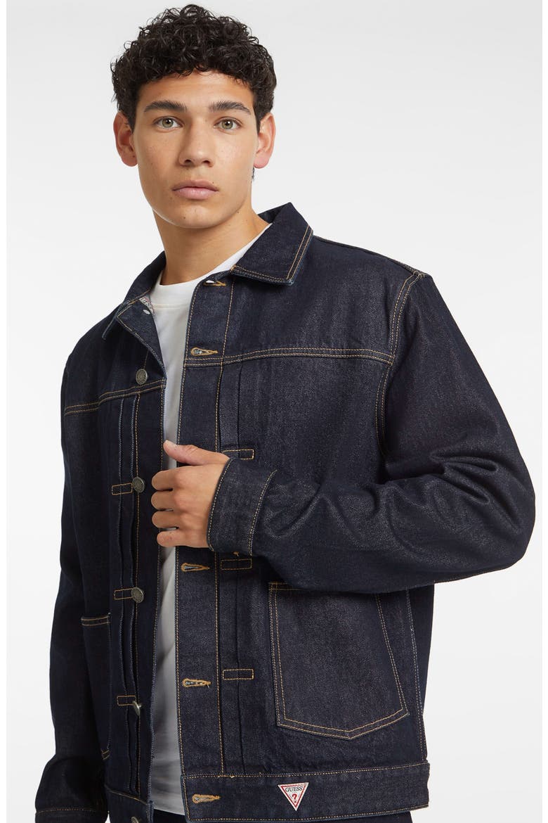 Denim Trucker Jacket, Alternate, color, GJSE