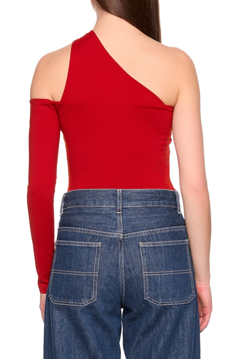 Cutout One-Shoulder Top, Alternate, color, FALLING LEAF