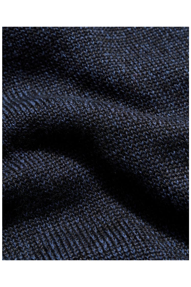 Linen & Cotton Track Zip Cardigan, Alternate, color, NAVY