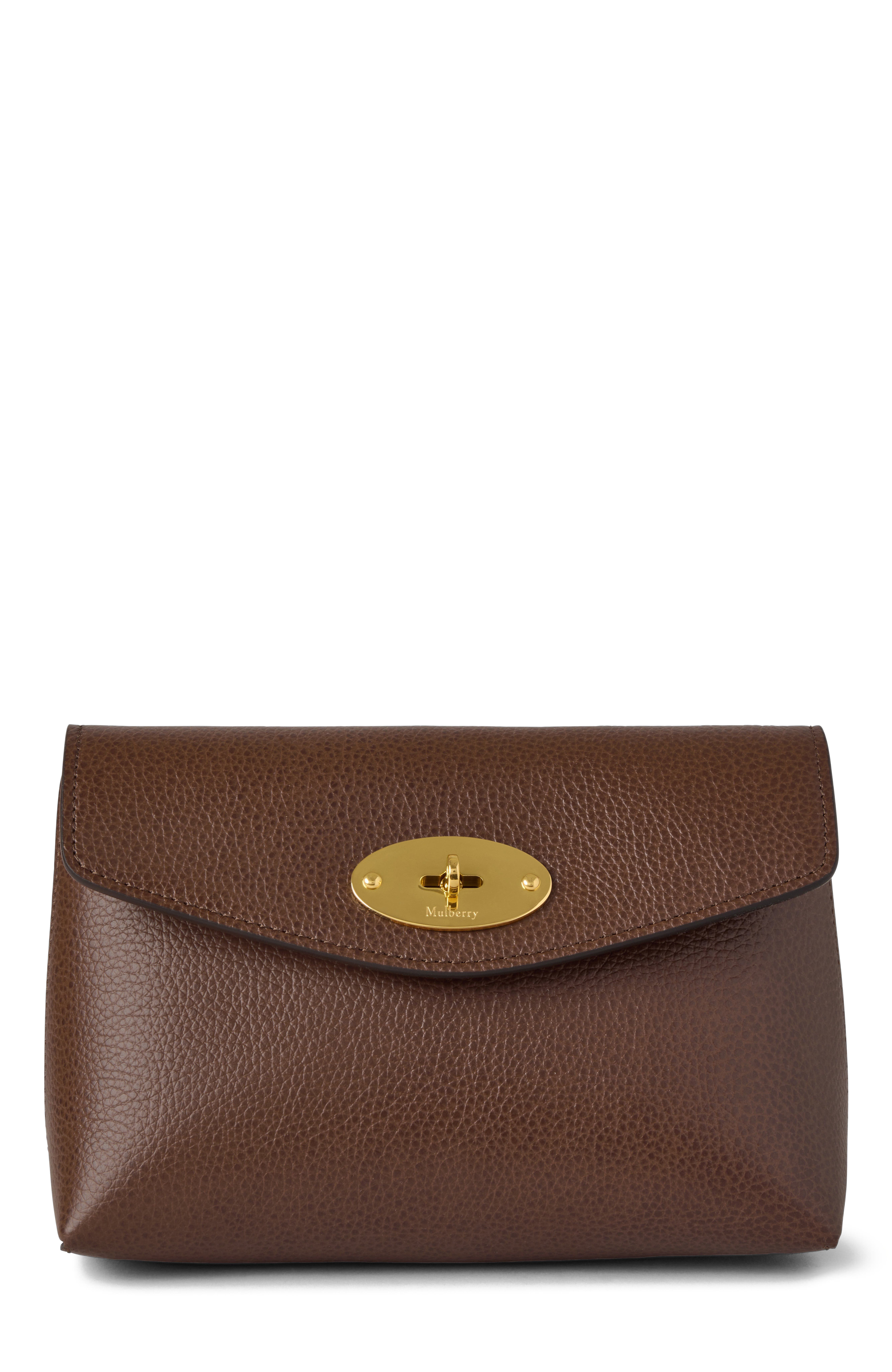 Mulberry Darley Cosmetic Pouch in Oak at Nordstrom