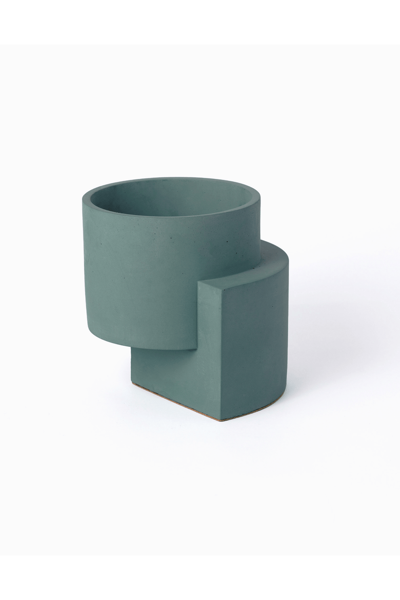 Platform Planter Concrete Set of 2, Alternate, color, JUNGLE