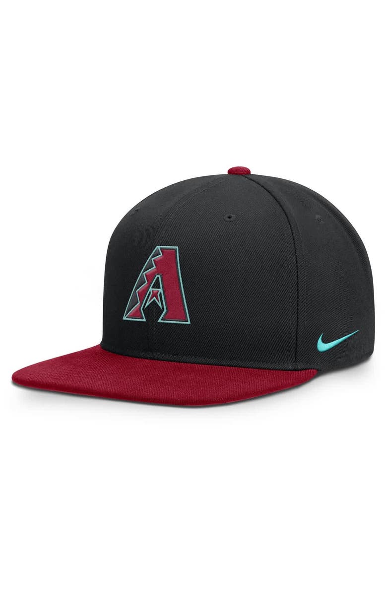 Nike Men's Nike Black/Red Arizona Diamondbacks Primetime Pro Dri-FIT Snapback Hat, Main, color, Black