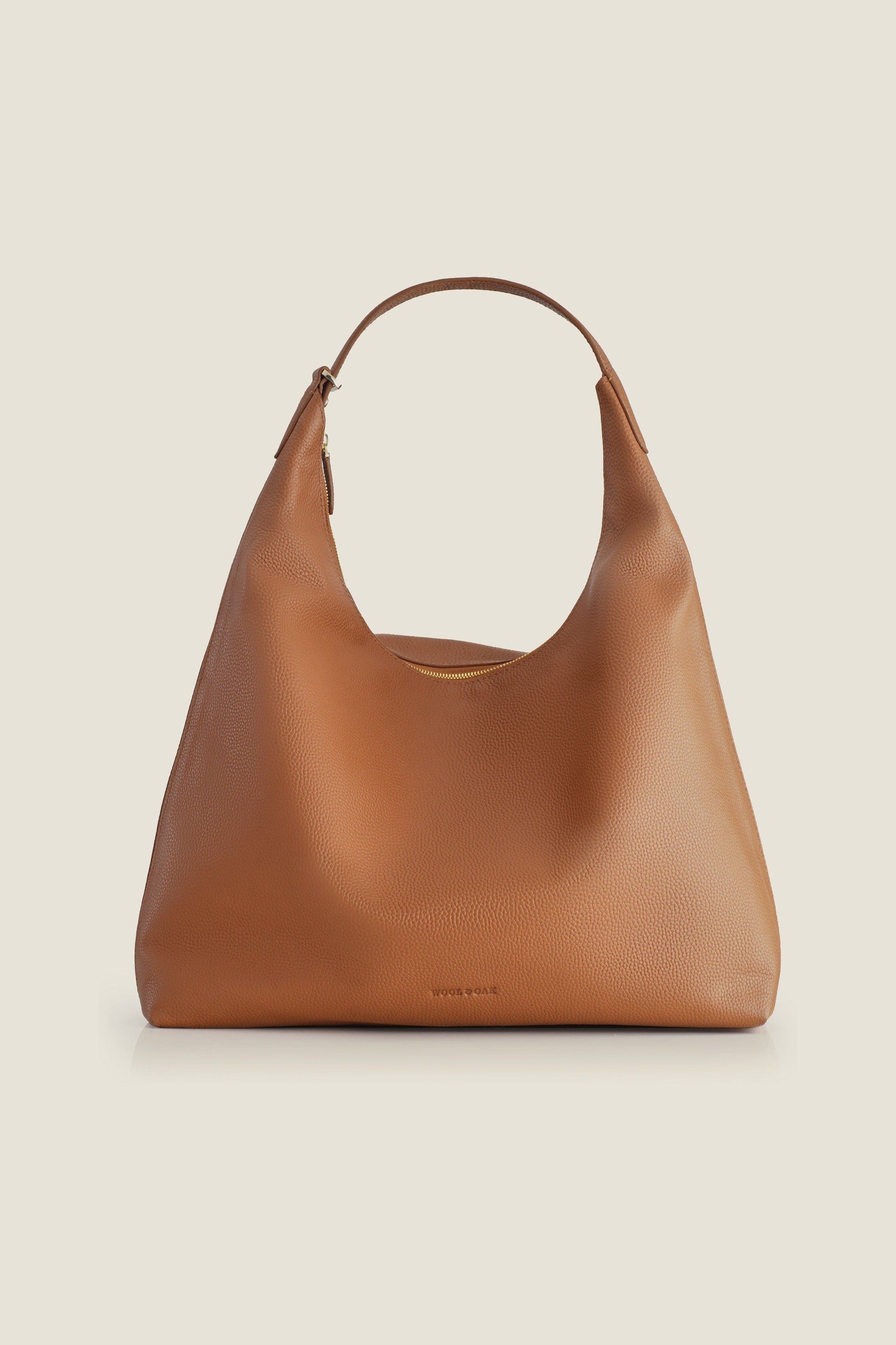 Hobo Relaxed Organized Leather Shoulder Bag, Alternate, color, Sand
