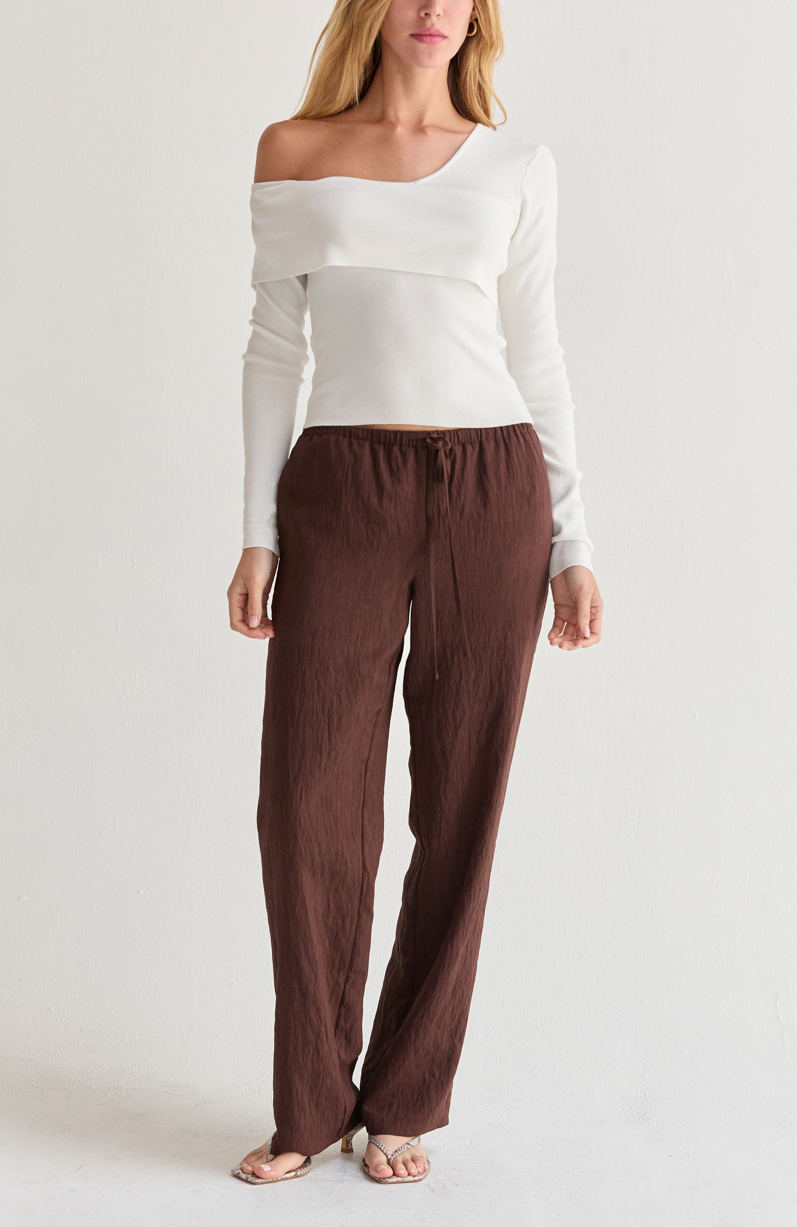Easy Wear Textured Woven Pants - image 2