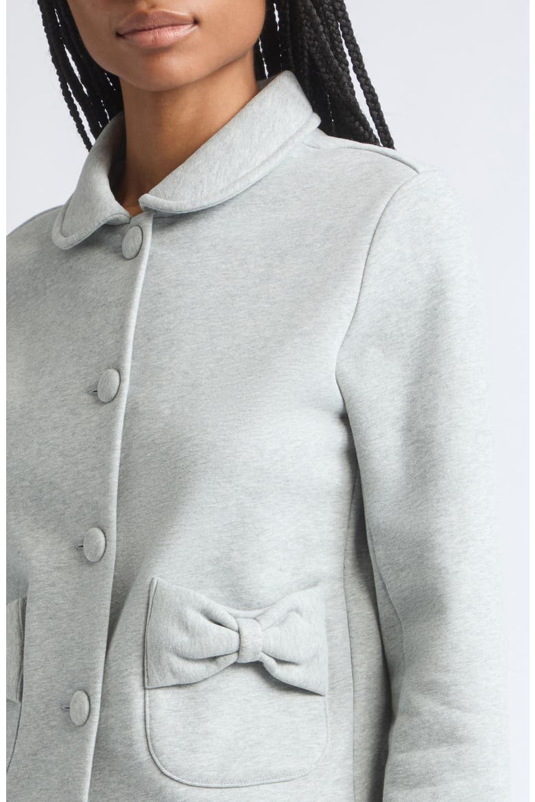 Knoll Bow Detail Jacket, Alternate, color, GREY