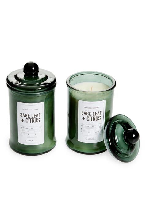 Set of 2 Lab Jar Candles