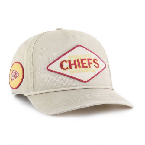 Men's '47 Khaki Kansas City Chiefs Cairn Hitch Adjustable Hat