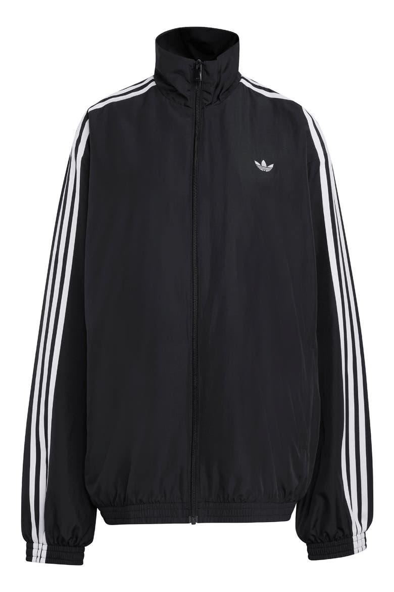 Firebird Recycled Polyester Track Jacket, Alternate, color, BLACK/ WHITE