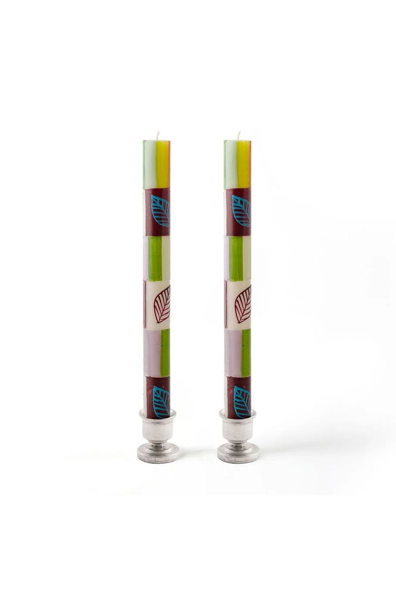 Magic Garden Painted Candles - Set of 2, Main, color, Magic Garden - 9"