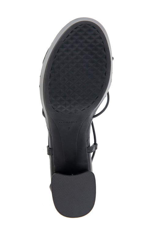 AEROSOLES AEROSOLES CARAMIA ANKLE WRAP PLATFORM SANDAL 