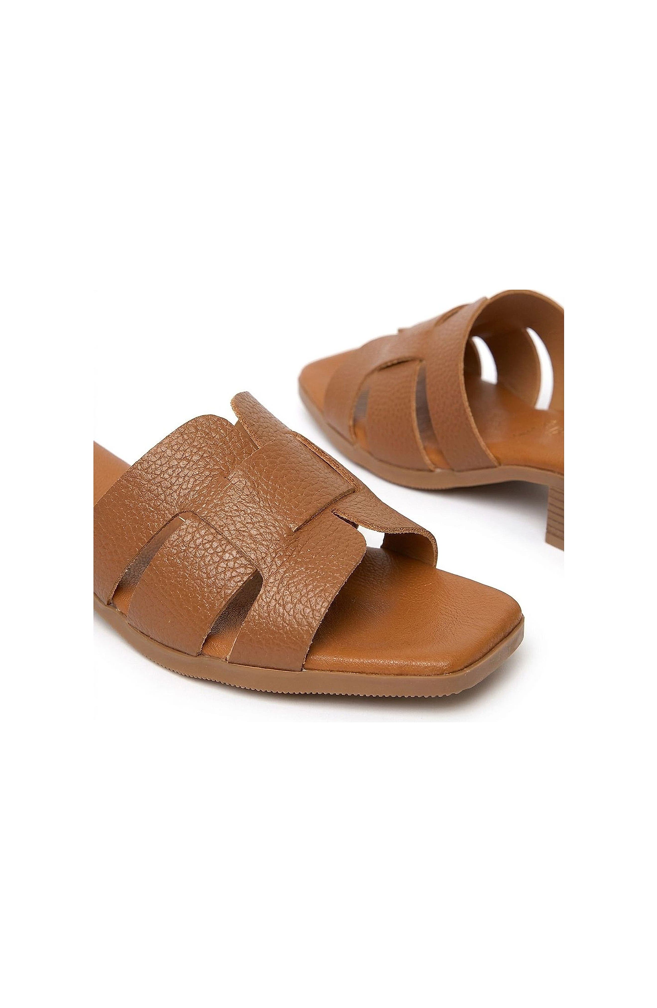 Ona Heeled Sandal, Alternate, color, Chocolate