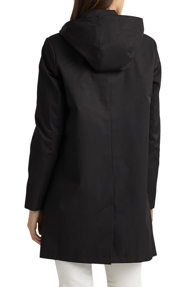 Lauren Ralph Lauren Balmacaan Single Breasted Raincoat, Alternate, color, 