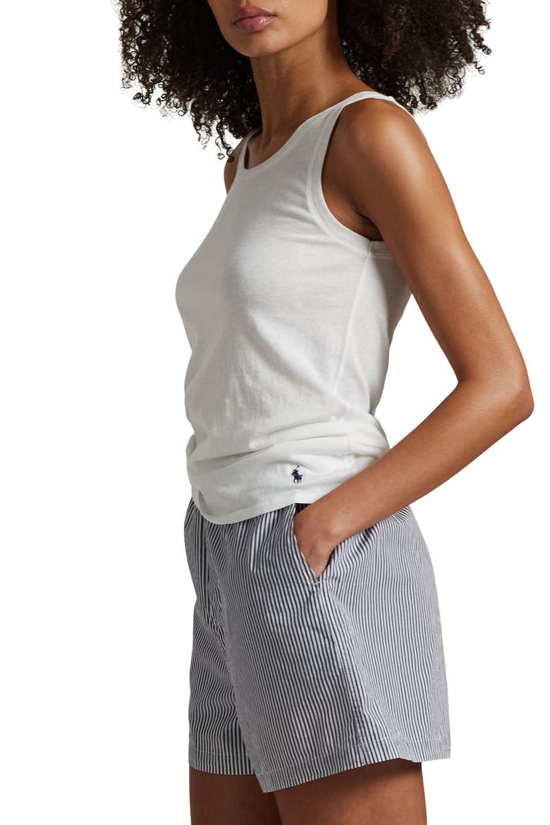 Long & Lean Cotton Jersey Lounge Tank, Alternate, color, WHITE CLOUD