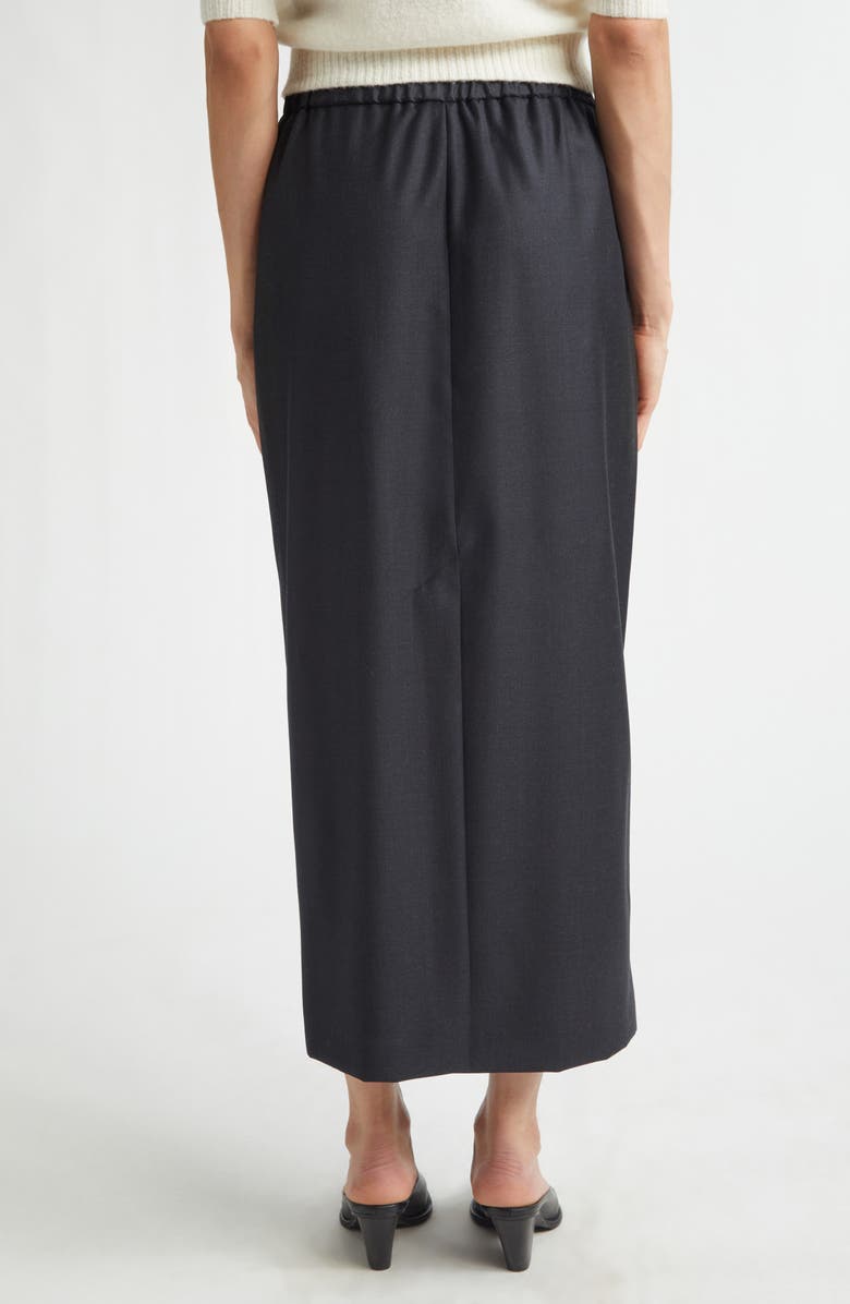 LOULOU DE SAISON Cara Super 120s Wool Pencil Skirt, Alternate, color, Black Melange