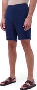 Bugatchi Trent Drawstring Linen Shorts