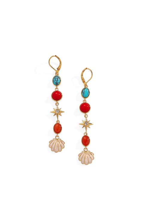 Moonlight Beach Linear Earring