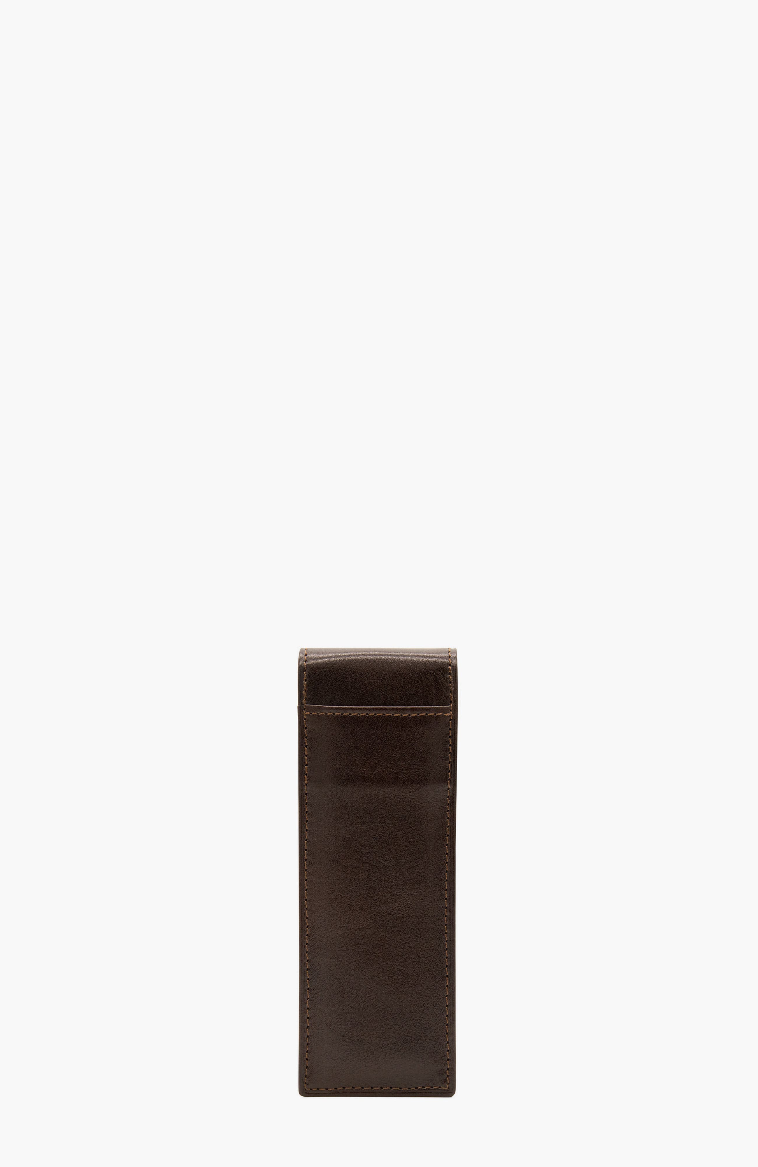 Gentleman Leather Pen Holder Case 570, Alternate, color, Brown