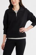 Caslon® Half Zip Sweatshirt