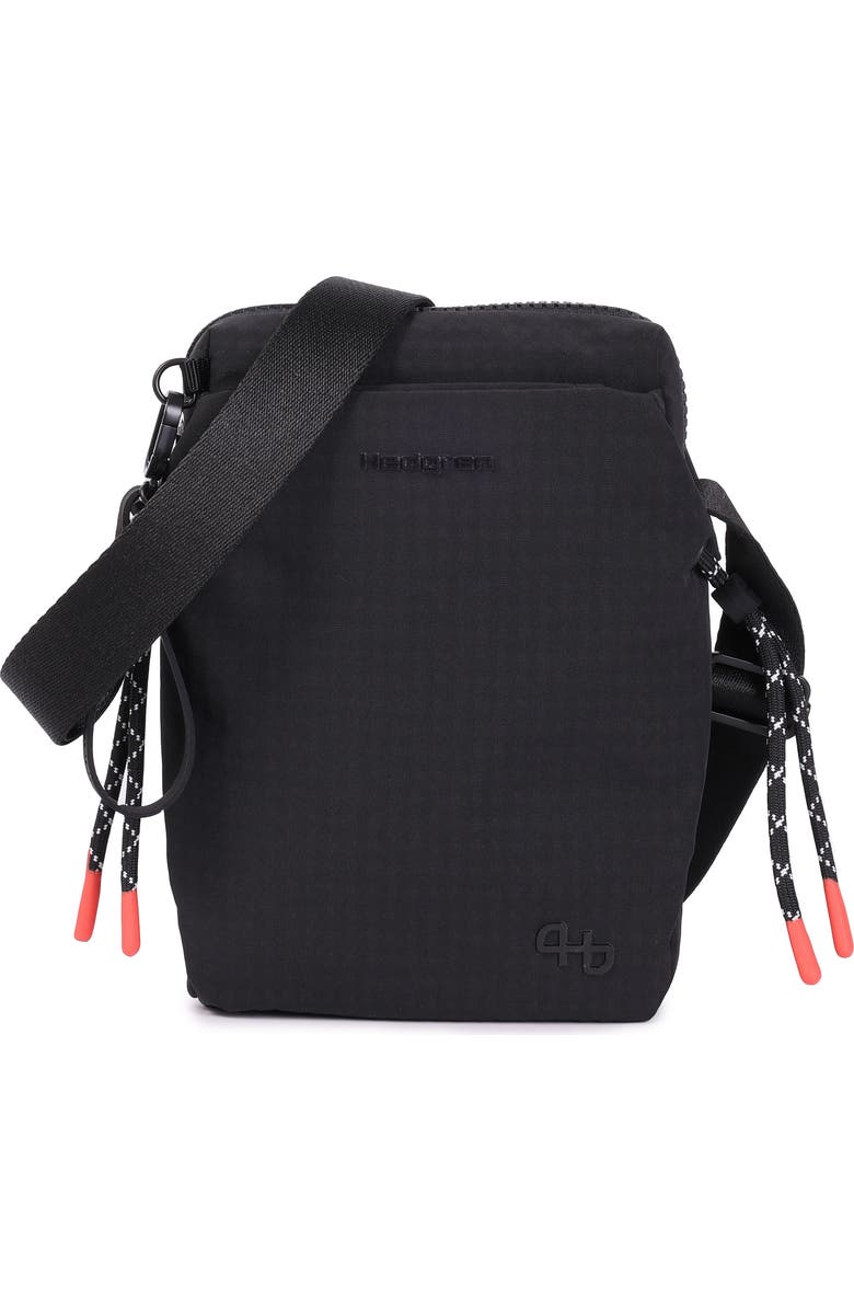 Hedgren Sipho Water Repellent Crossbody Bag, Main, color, Black