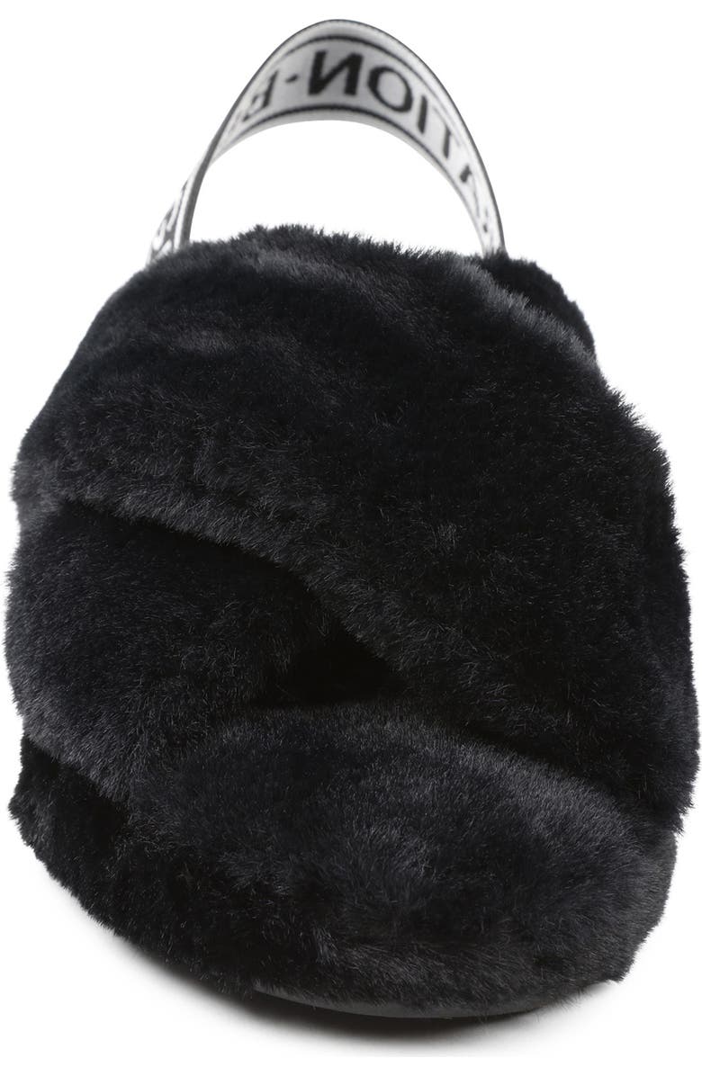 BCBGeneration Soffi Faux Fur Slingback Slipper, Alternate, color,