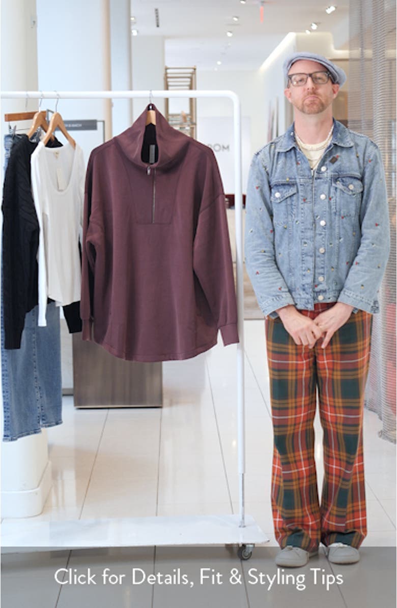 Ultrasoft Half Zip Tunic, sales video thumbnail