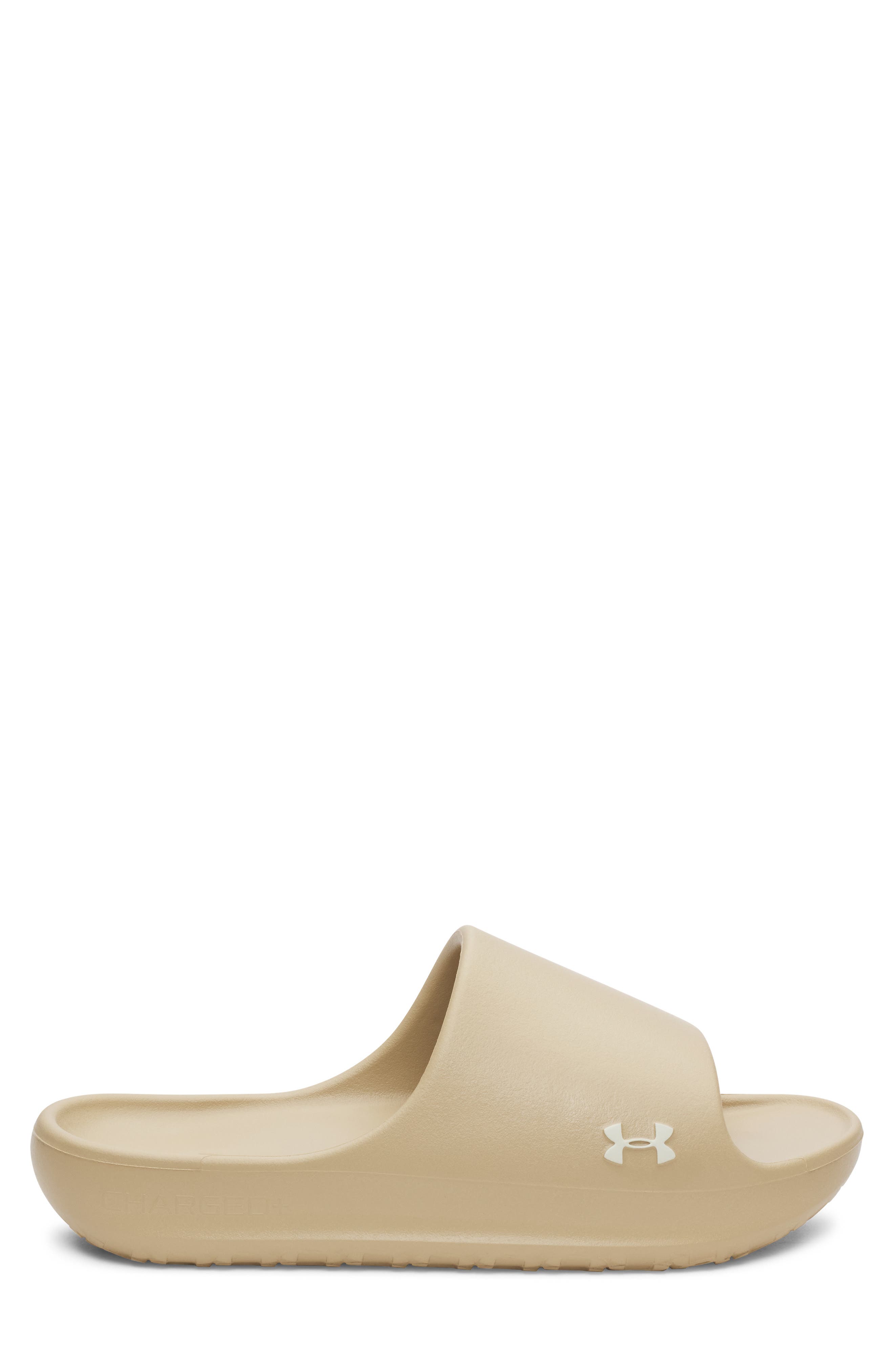 UA Charged+ Slide Sandal, Alternate, color, FIELD KHAKI / FIELD KHAKI