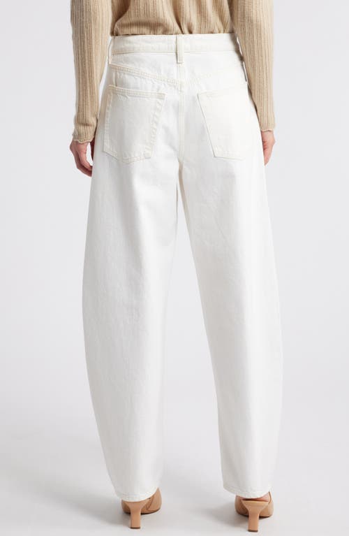 Frame Womens Au Natural Clean Braided-waistband Straight-leg Mid-rise Jeans In Au Natural Clean