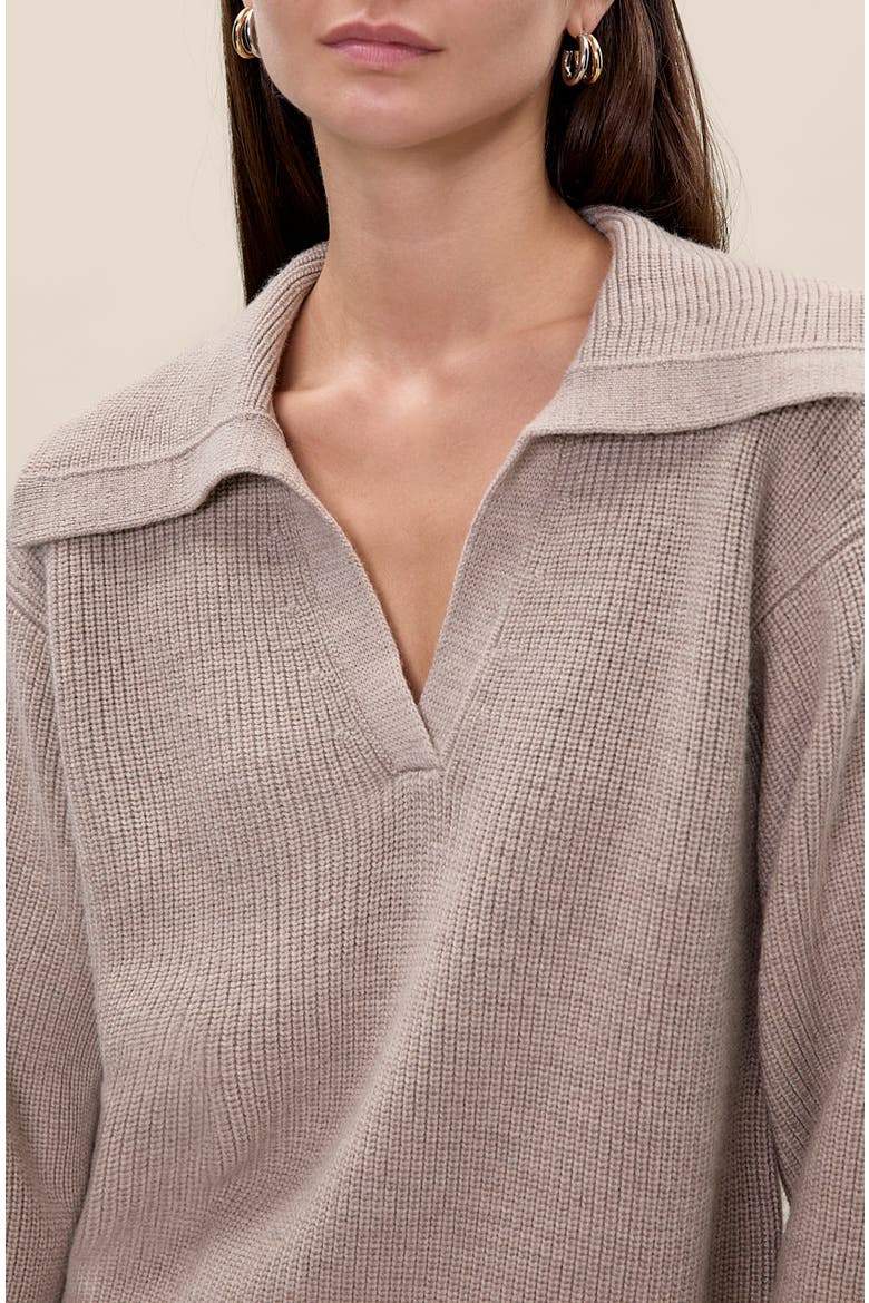 Giselle Knit Sweater, Alternate, color, Camel